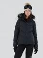Fundango Elyra Fur Padded Jacket damen skijacke Schwarz 1