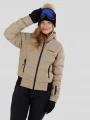 Fundango Zina Padded Jacket damen gesteppt skijacke sand 1